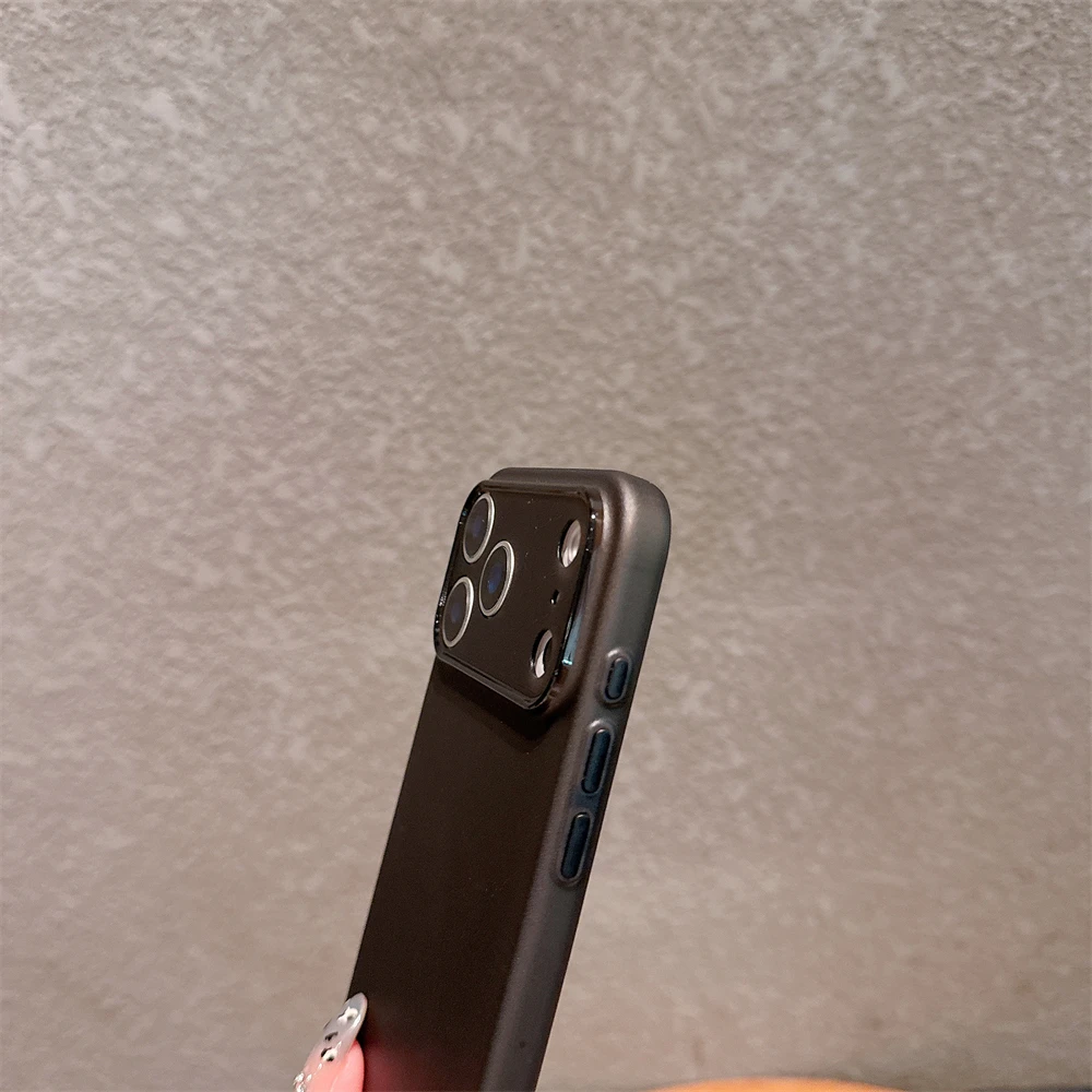 Funda suave transparente mate de TPU ultrafina para iPhone 17 16 15 14 13 12 11 Pro Max Plus cubierta protectora a prueba de golpes de Color sólido