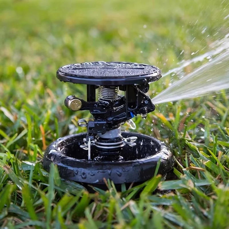 Automatic rotation 360 degrees plastic pop-up lawn sprinkler garden water-saving irrigation