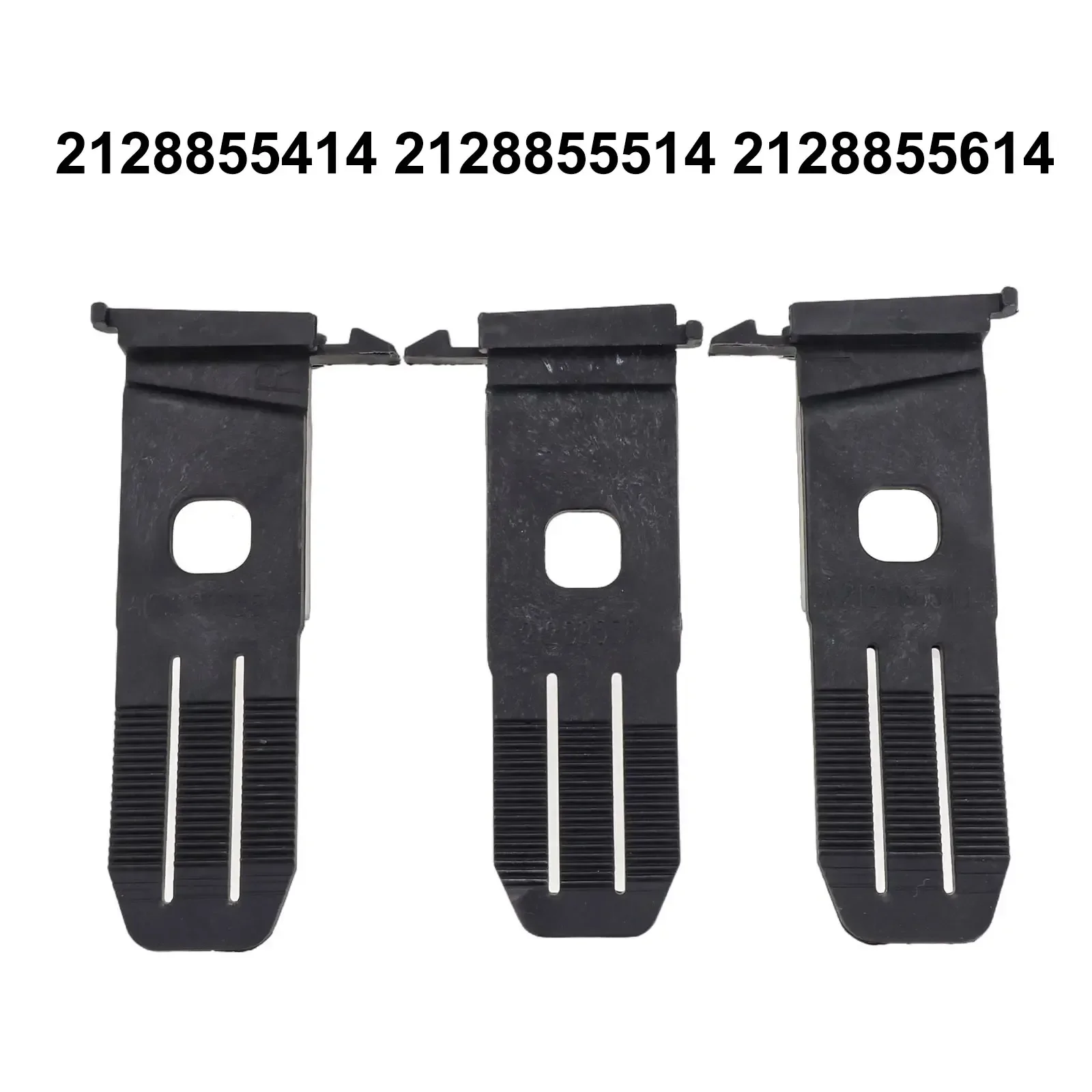 

Set Of 3 Car Front Bumper Grille Bracket For Mercedes W212 2014-2016 Front Bumper Spoiler Automotive Accessories