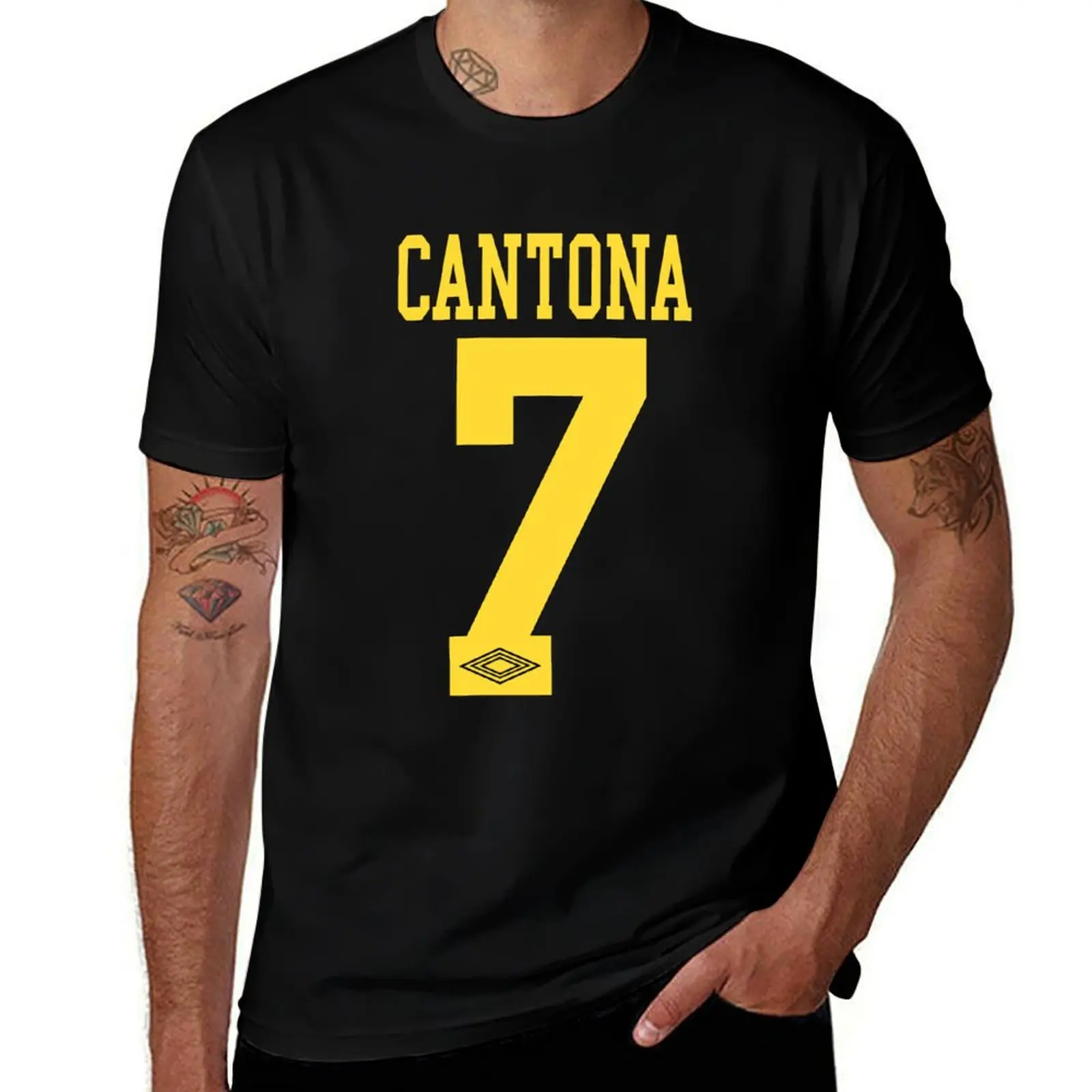 Cantona 7 T-Shirt summer tops custom t shirt anime figures mens vintage t shirts