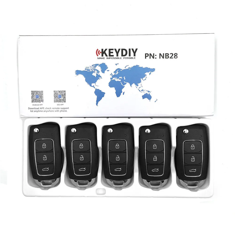 5PCS KEYDIY NB Series Universal Remote Key for KD900+ URG200 KD-X2 NB11 NB08 NB10 NB18 NB25 NB27 NB28 NB29 KD Car Remote Key