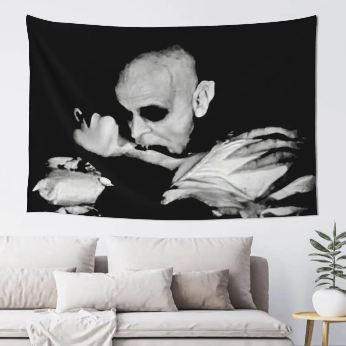 

HD Nosferatu - The bite (1921) Tapestry Decoration Pictures Room Wall Home Supplies Wall Hanging Wallpaper Tapestry