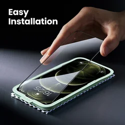 UGREEN for iPhone 16 15 14 13 12 Pro Max Screen Protector for iPhone 16 Plus Tempered Glass for iPhone 15 XR Glass 9D Films