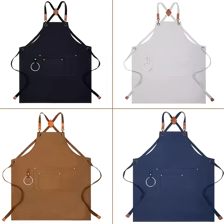 Multi-purpose Apron Waterproof And Oil-proof Household Waist Kitchen Gardening Work Commercial Denim Apron