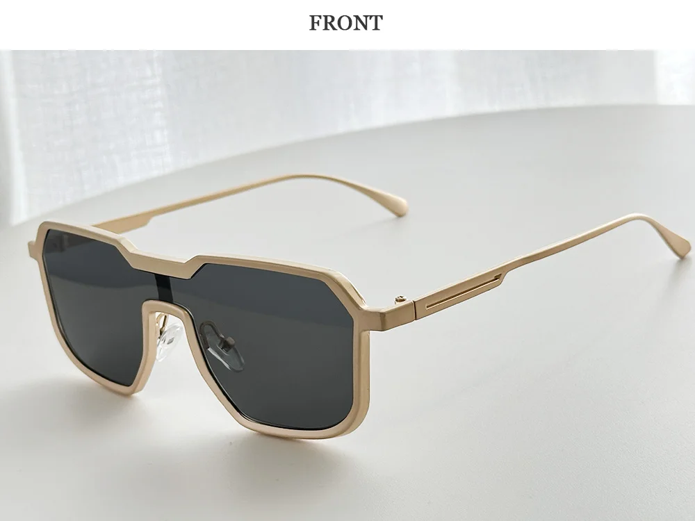 Steampunk Sonnenbrille Männer Ein Stück Vintage Sonnenbrille Frauen Neue Luxus Mode Gläser Gafas De Sol Hombre Zonnebril Dropshipping – Detail 16