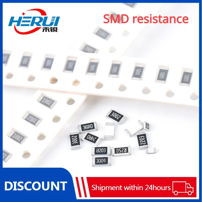 0603 SMD resistor element 1%1k2k4.7k10k47k100k 0/1/10/100/120 ohms