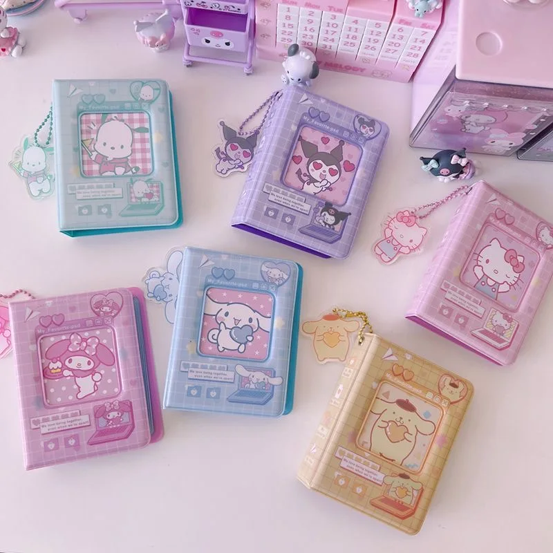 Álbum de Fotos Polaroid de 3 Pulgadas con Diseño de Hello Kitty, My Melody y Kuromi, para Fans del K-pop, Regalo Coleccionable