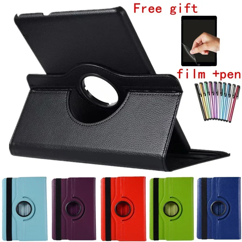 Tablet Case For Samsung Galaxy Tab A7 T500 10.4'' SM-T500 T505 T507 2020 Bracket Flip 360 Stand Leather Tablets Cover +Pen+Film