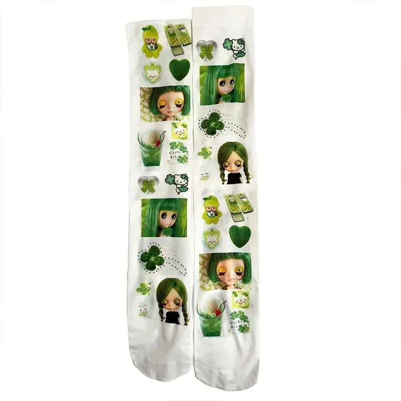 

Pantyhose Stockings for Women Punk Sexy Funny Socks Harajuku Goth Cosplay Sexy Shoopy Lolita Long Socks Woman Emo Tights Knee ﻿