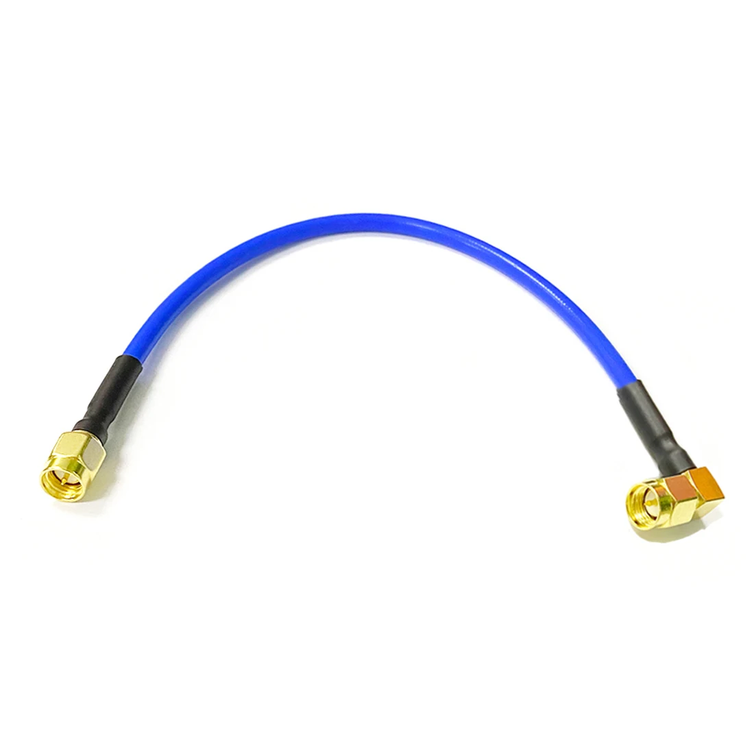 SMA Male to SMA Female/Male Connector Adapter RG402 Semi Flexible Coaxial Cable 0.141" 50 Ohm Blue Jack 20cm/30cm/50cm/100cm