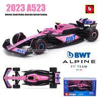 Bburago 1:43 Alpine F1 Team A523 2023 #10 Pierre Gasly #31 Esteban Ocon Alloy Car Die Cast Model Toy Collectible competition