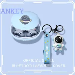 Case for Anker Soundcore Liberty 3 Pro Earphone Protective Case Wide Sound Small Golden Cavity Earphones Shock-Resistant Cute