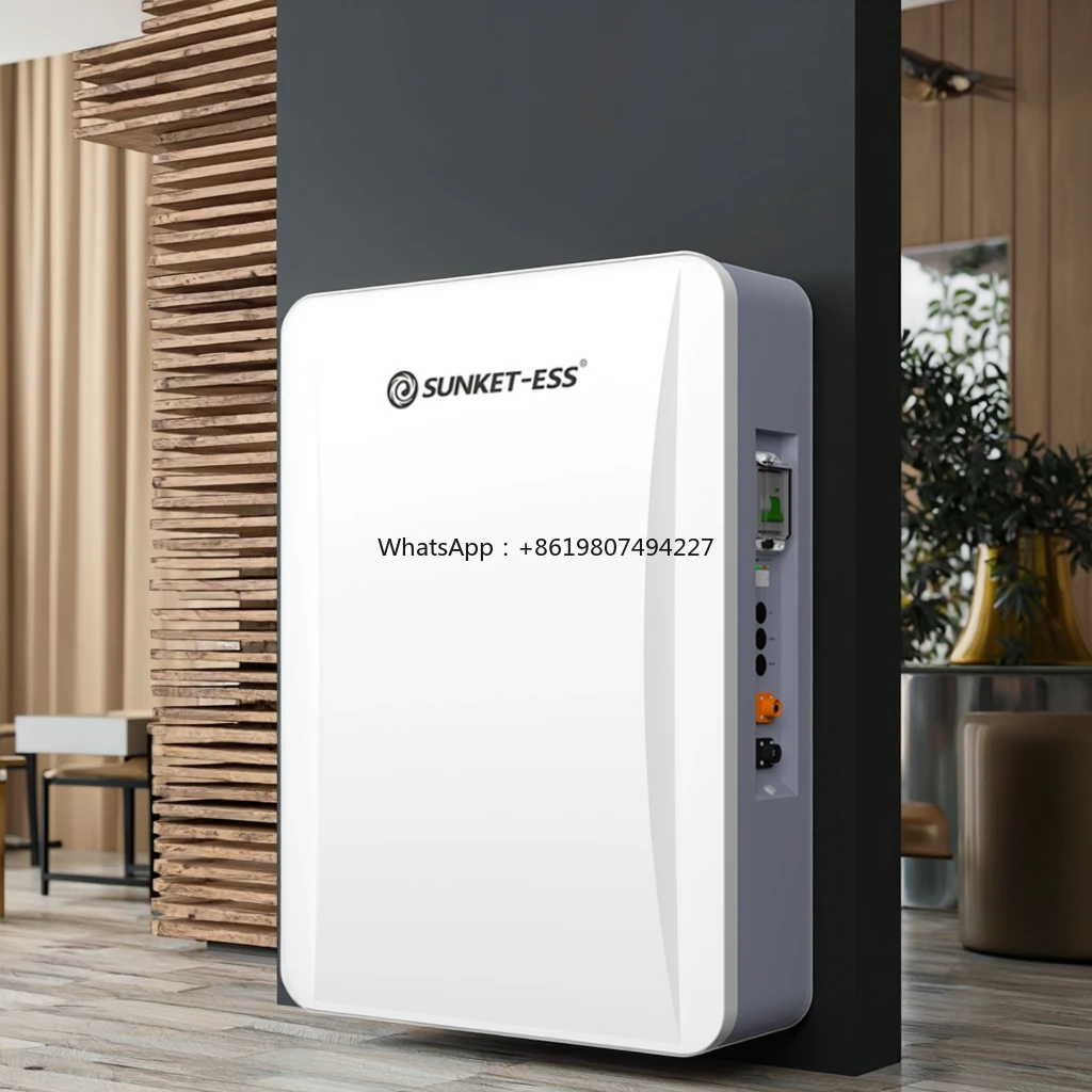 

Split 5kWh 10kWh 5-10kW Lithium Battery Wall-Mounted Solar Home Appliance BMS CAN Communication Port IP65 LiFePO4 Low
