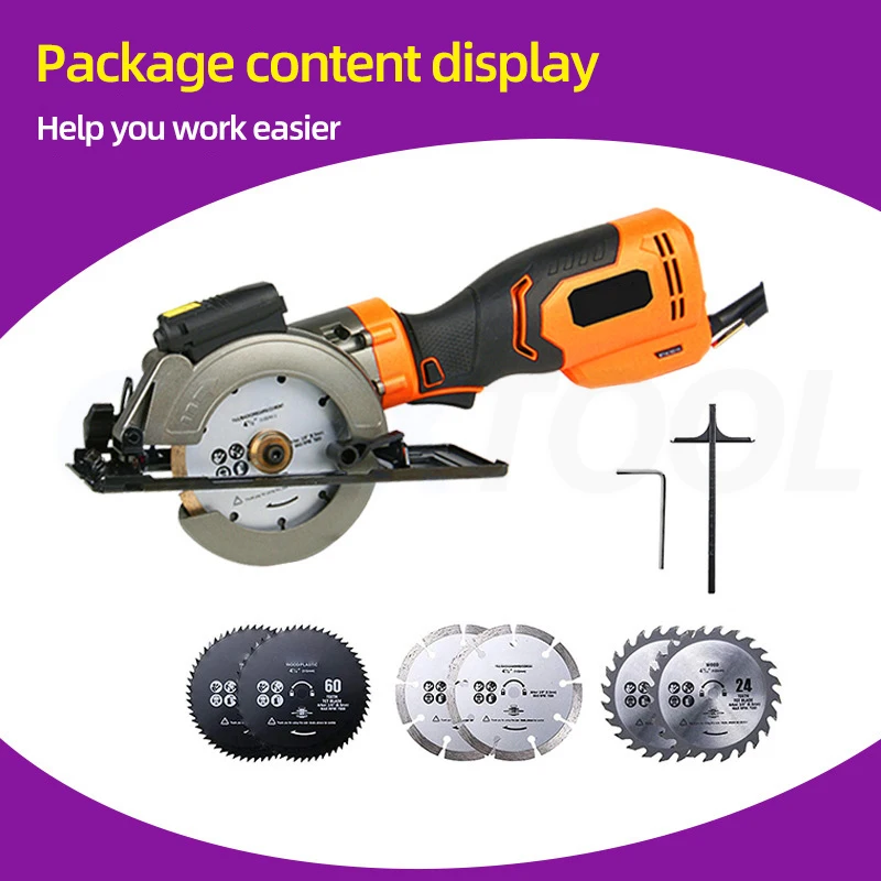 Handheld Saw Woodworking Electric Saw Household Handheld Cutting Machine Small Multifunctional Electric Disc Saw