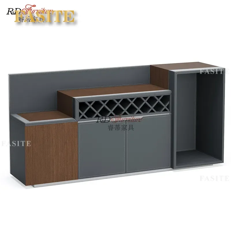 For Home Office Simple Bookcase Decorative Storage Cabinet Wine Rack Shelf File Organizer Locker Furniture Multi-functional