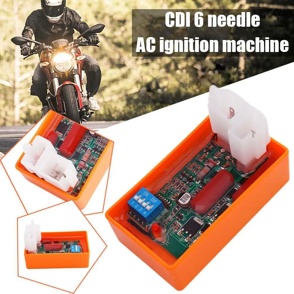 Programmable CDI For Motorcycle Lgnition 6 Pin AC CDI Racing Box DIP Switch Speed For CG125 CG150 150CC FT CG 150 CGL WY ML 125