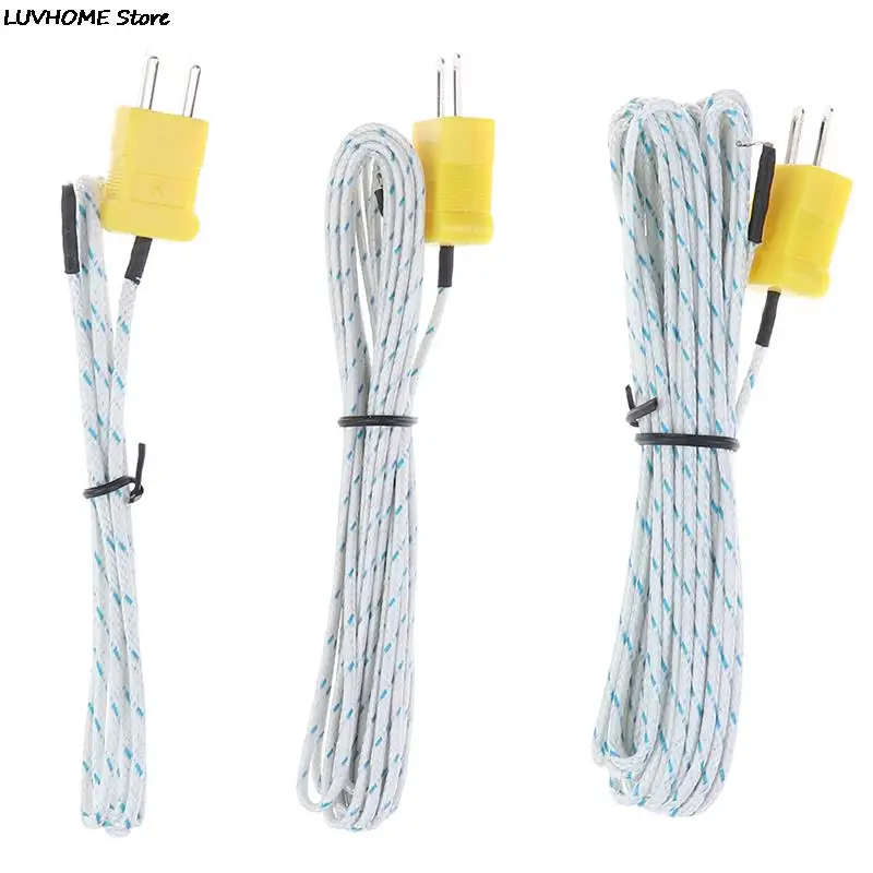 1Pcs High Quality Wire Temperature Test K-type TP-01 Thermo Sensor Probe For TM-902C TES-1310