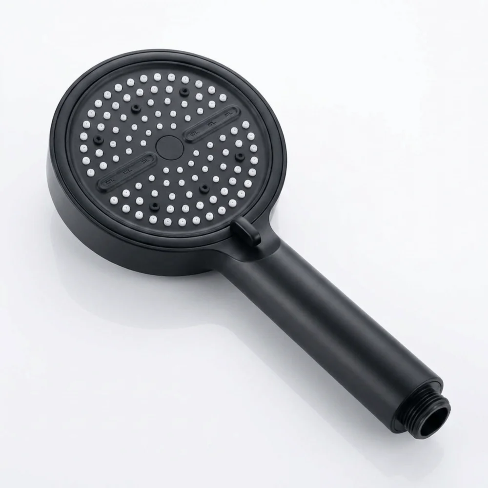 Big Panel Design Handheld Shower Head 7 Modes Extra-Wide Large Panel Massage Shower Head Pressure-Boosting Structure