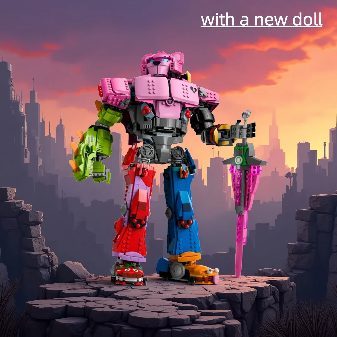 

2503PCS Mecha Team Leader Building Blocks 77078 Disney Captain Robot Kit Gaming Room Decoration for Adult Christma Gifts