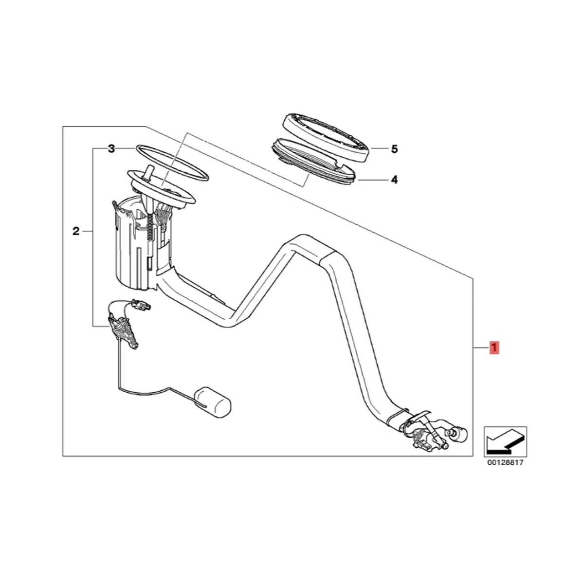 

Auto Parts Passenger Right Fuel Pump Module Assembly for E60 E61 16117373503