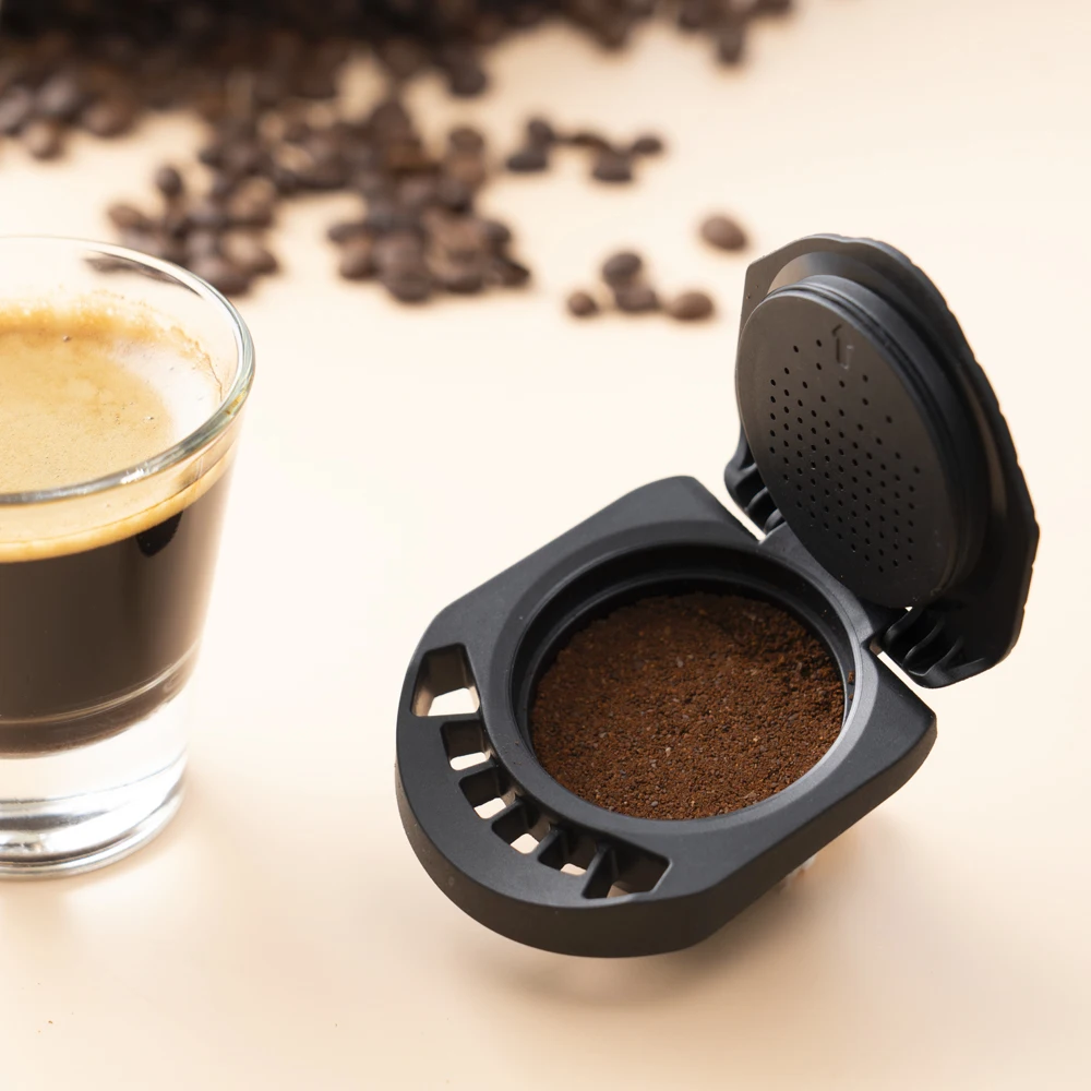 Dolce Gutto Coffee Bean Clip Adapter Dolce Gutto Coffee Powder Mini Me Piccolo XS Genio's DIY Flavor Espresso Machine icafilas