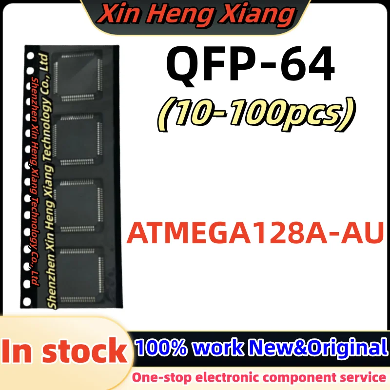 (10-100pcs) ATMEGA128A ATMEGA128A-AU QFP-64