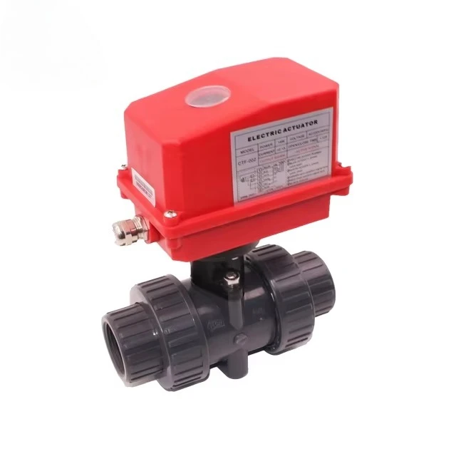 

220v Dc24v Pvc Electric Ball Valve Dn32 Dn40 Dn50 CTF-002 20nm Pvc 2 Inch Electric Actuator Ball Valve