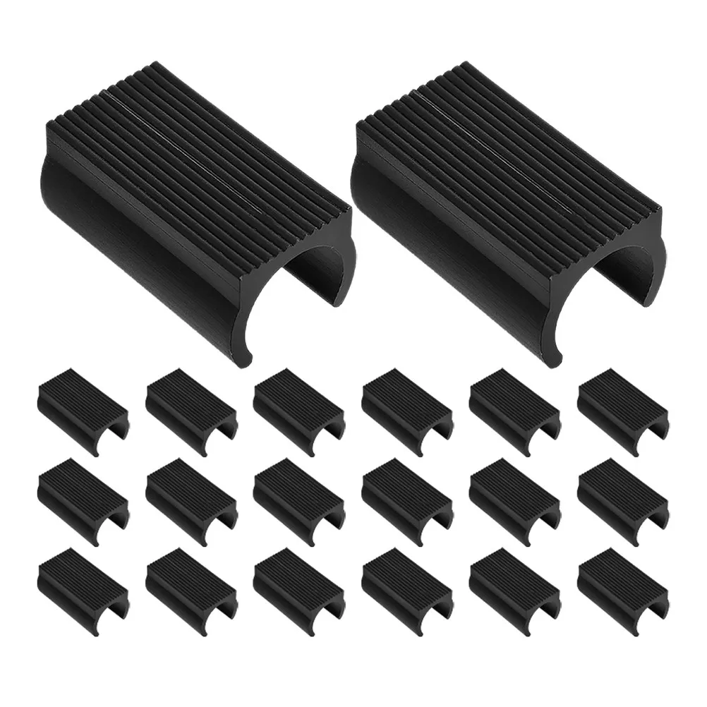 

30 шт. Нескользящие U-образные накладки-зажимы для батутов, защитные накладки на ножки стульев, чехлы для мебельных ножек, колпачки для столов и табуретов