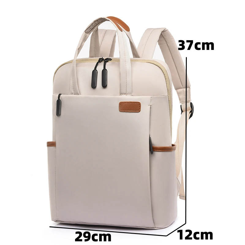 Women Computer Backpack Multifunctional Laptop Backpack Large Capacity Fashion Waterproof Oxford Student Travel Bag