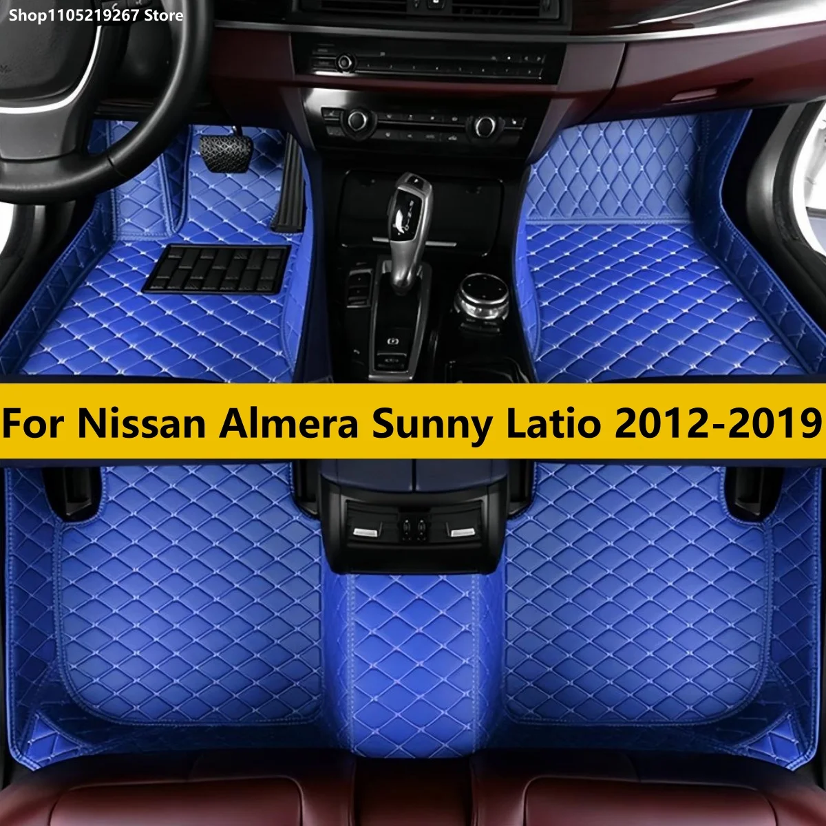SUV Car Floor Mats Fit For Nissan Almera Sunny Latio 2012 2013 2014 2015 2016 2017 2018 2019 Carpets Rugs Foot Pads Accessories