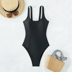 Black Bikini Drawstring Hollow Out Swimsuit Push Up Micro Monokini Women Vacation Swimwears Brazilian Beach Bathing Suit Biquini