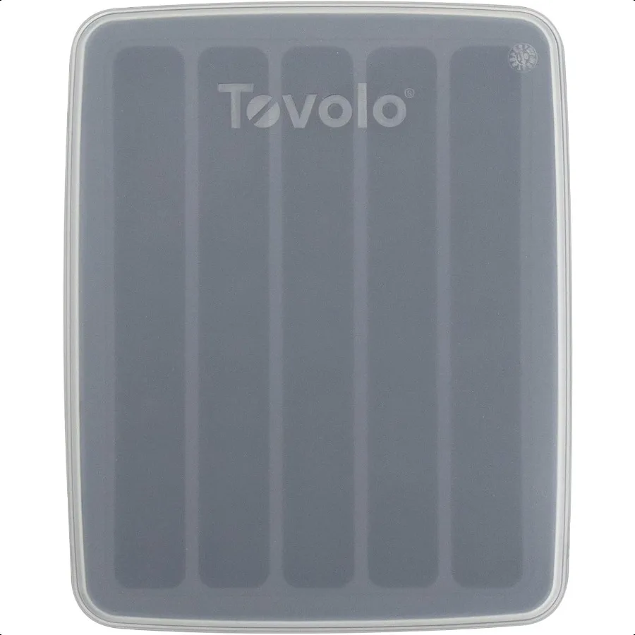 

Water Bottle Ice Mold Tray Charcoal Silicone Creates 5 Sticks for Sports Soda Bottled Beverages Reusable Maker with Lid for St