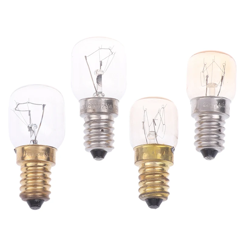 

New High Temperature Bulb 120/220V 15W 25W E14 300 Degree T22 Microwave Oven Light Bulbs Steamer Lamp Bulbs Salt Light Bulb