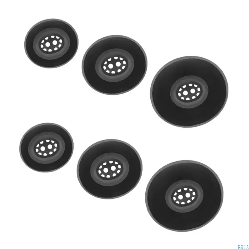 تغطي سماعات الرأس R91a نصائح الأذن لخطوط الأذن للبراعم 4 سماعات أذن أذن طرف أذن ترقية