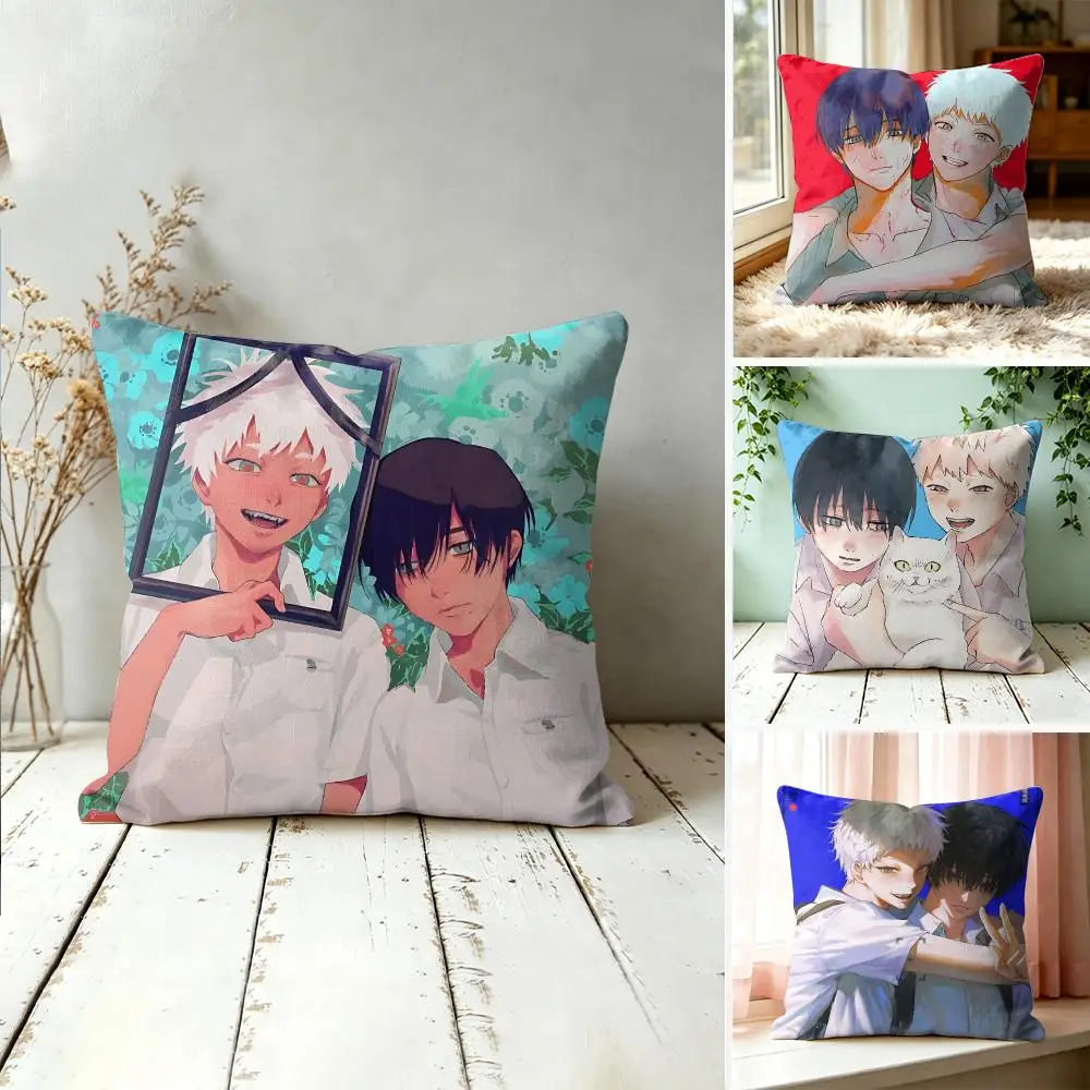 The S-Summer Hikaru Died Cushion Cover Square Decorative Throw Pillow 40x40cm For Sofa Bedroom Living Room Home Decor