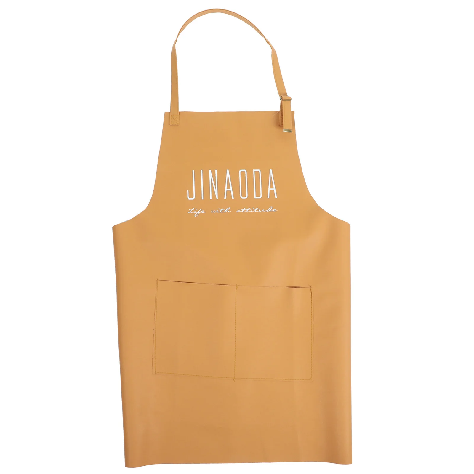 

Waterproof Oilproof Kitchen Apron Fantastic Brown Stylish Sleeveless Cooking Apron for Garden Workshop Baking Crafts