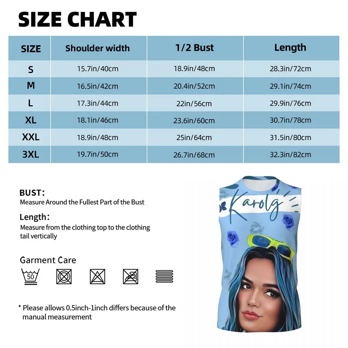 Fondo De Pantalla Karol G Men Printed Sleeveless T-shirt Casual Hip Hop Street Style Beach Holiday Tank Tops