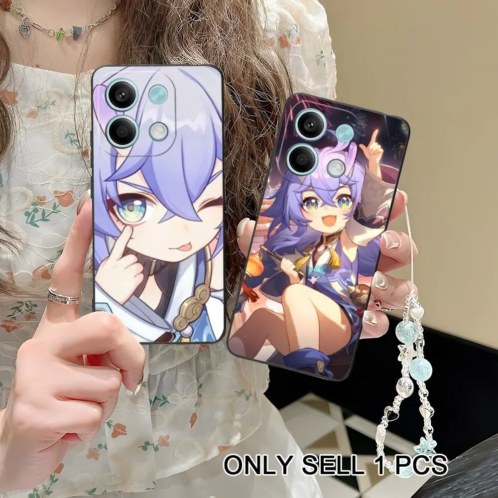 

HSR Bailu Matte TPU Mobile Phone Case for POCO M7 M6 M5 M4 M3 X7 X6 X5 X4 X3 Pro GT 5G Colorful Printing Cover