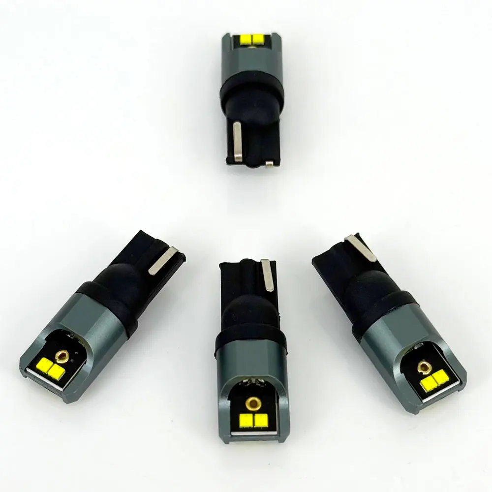 100pcs high quality car led bulbs universal instrument light T10 width light W5W car 12-24v