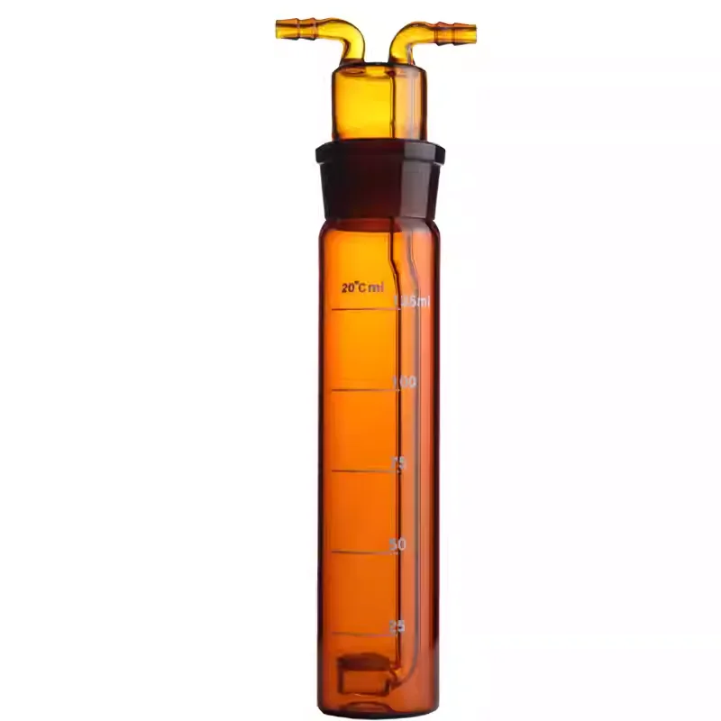 Flue gas absorption bottle, smoke guide, porous glass plate flue, sand core aeration absorption bottle