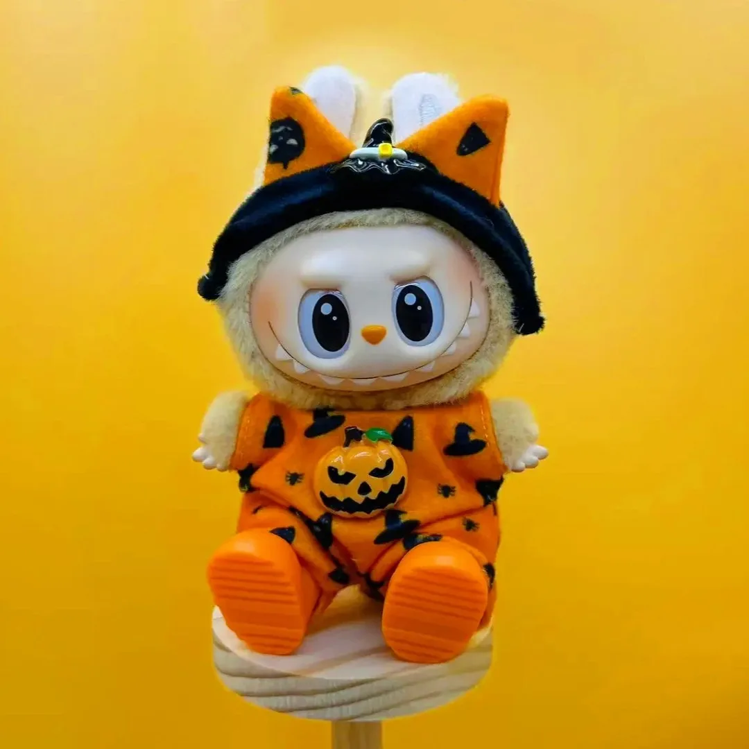 

Halloween Pumpkin Replacement for Labubu 3.0 Doll Clothes Cute Decoration for 15/17cm Dolls Selling pumpkins (clothes) (dolls)