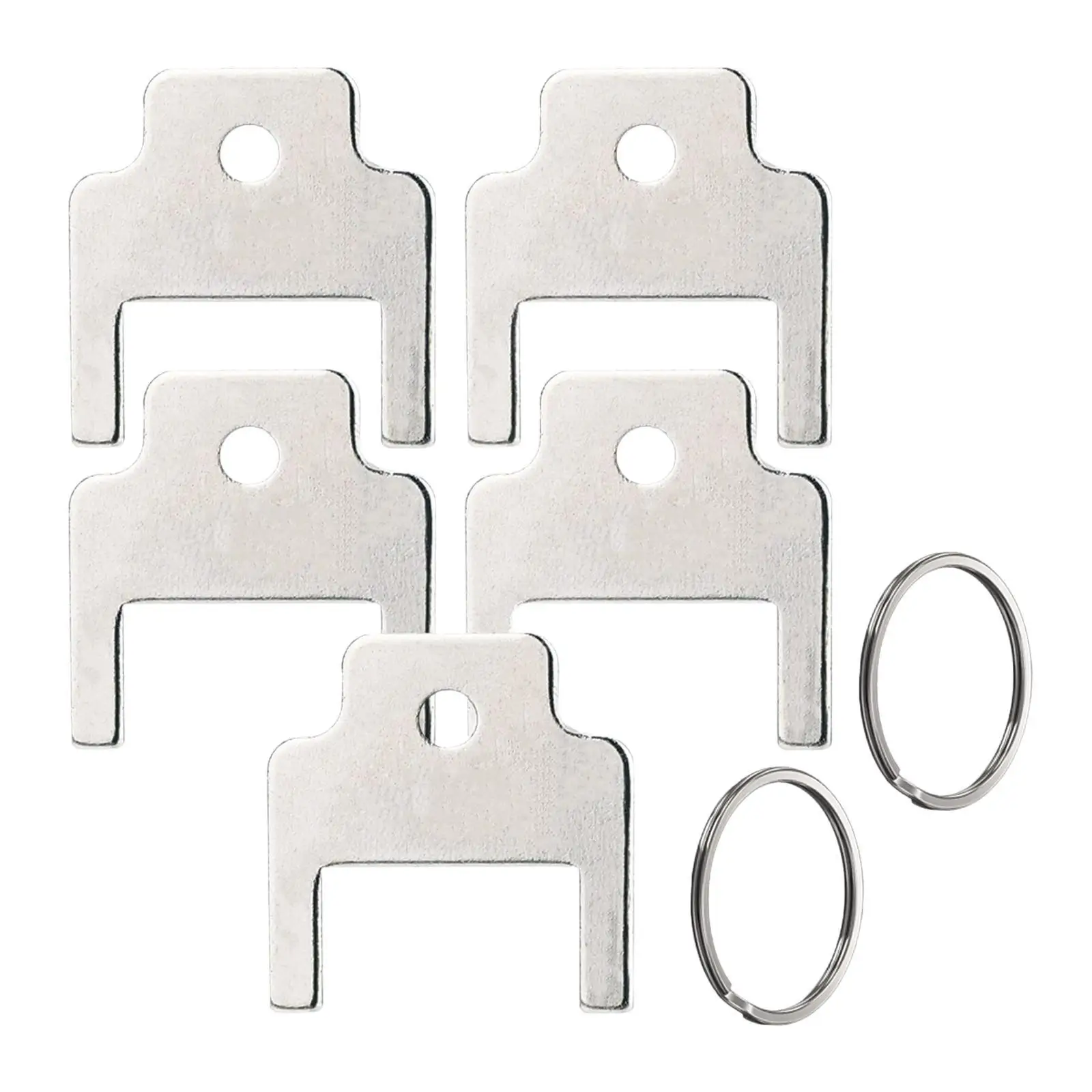 5Pcs Dispenser Keys Spare Professional Replace O Rings Split Key Rings for Clark Folded Towel Dispenser Center Pull Dispensers