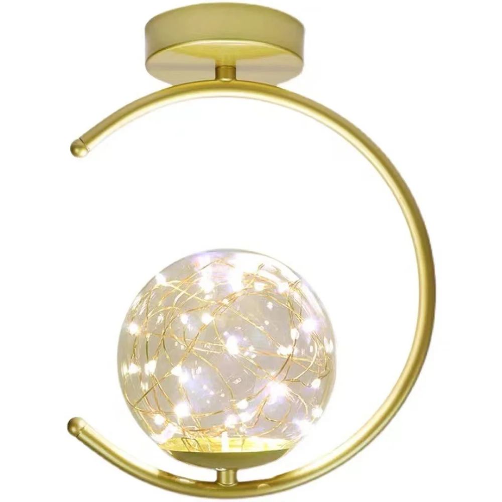 Lichte Luxe Full Star Gang Gangpad Plafondlamp Modern Eenvoudig Balkon Woonkamer Slaapkamer Kroonluchter Armaturen