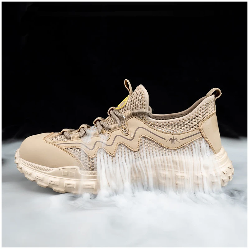 

large size mens casual breathable steel toe covers working safety shoes worker summer security boots insulated sneakers protect