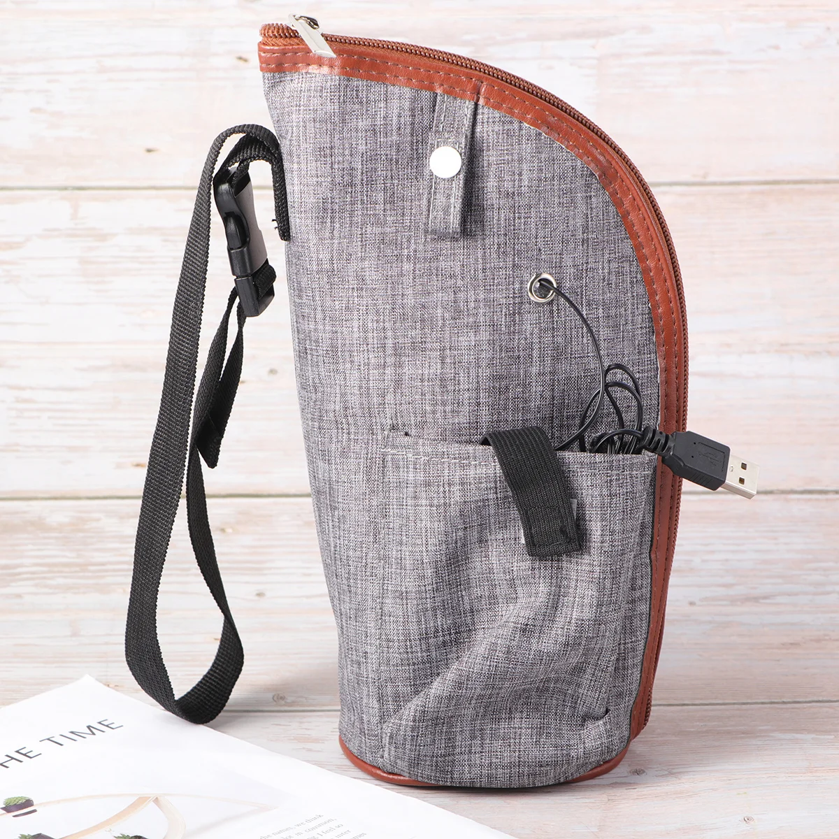 

1 set Universal Car Mini Linear Temperature Programmer Heater For Baby Bottle Warming Fast Carbon Fiber Heating 40℃ Constant