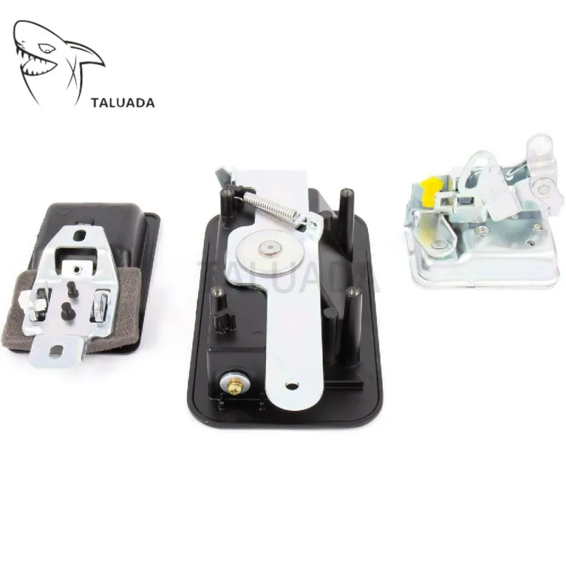 Durable 71N6-02761 Lock Handle Assy For R80 R110 R140W R160 R180 R170W Excavator Cabin Door Lock Block Black Handle