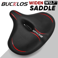 BUCKLOS Oversized Bicycle Saddle Seat Ergonomic Comfortable Long Distance Cycling Seat Widen Thicken Universal Bike Saddle Parts