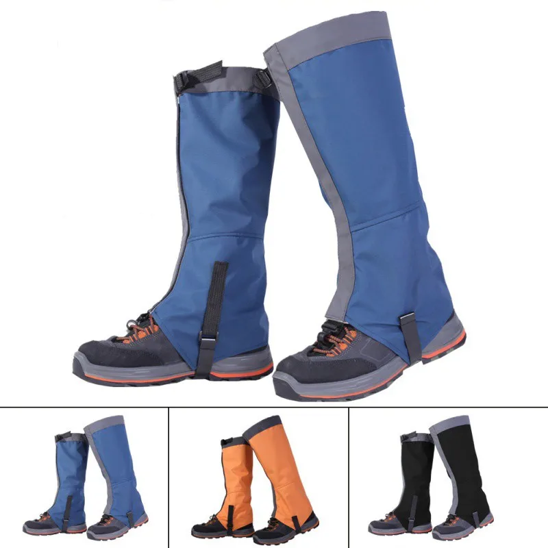 Waterproof Hiking Leg Gaiters Outdoor Snow Skiing Shoes Cover Leg Warmers Camping Trekking Hunting Sports Snake Boot Covers