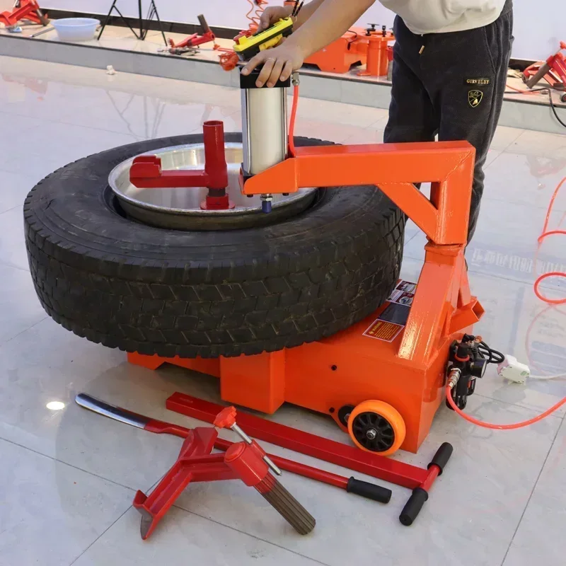 Competitive Pneumatic Vacuum Tyre Picker,Large Vehicle Tyre Picker,Truck and Lorry Tyre Demounting Tool,Mobile Tyre Repair Tool