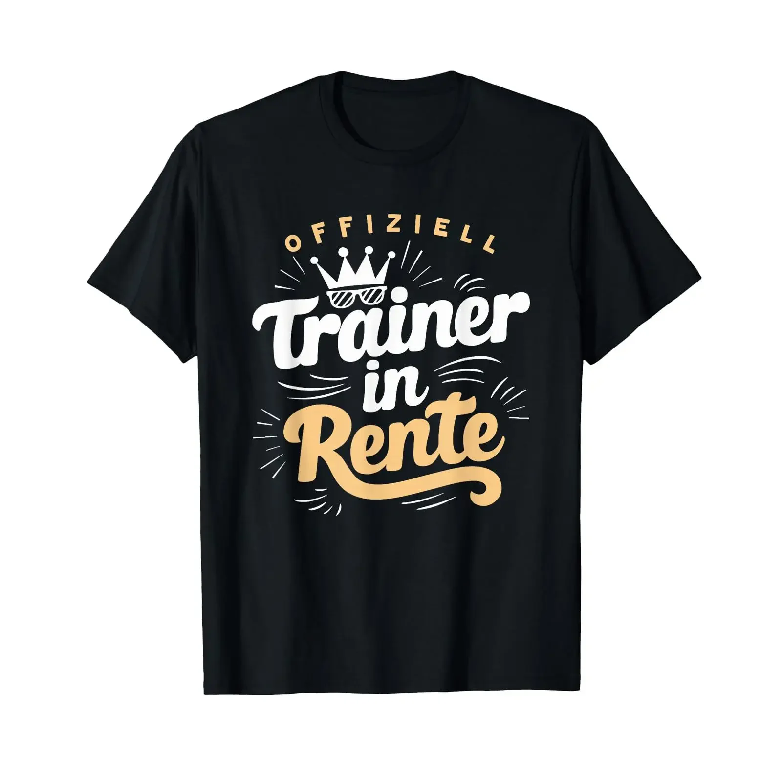 Trainer in Retirement Farewell Funny Fitness T Shirt black vintage Washed Stretched Stylish graphic designer clothes Slightly